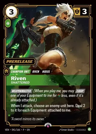 Riven Shattered VEN-041-p Promotional Cards Riftbound card